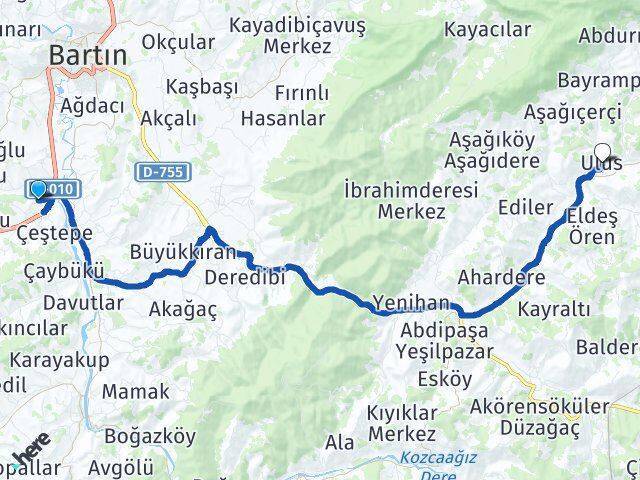 Tuzcular Ulus Arası Kaç Km - Yol Tarifi