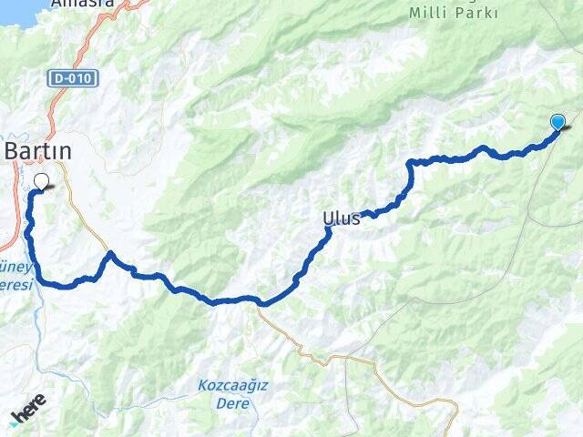 Gökpınar Bartın Üniversitesi Arası Kaç Km - Yol Tarifi