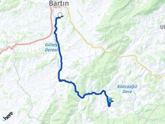 Konak Bartın Üniversitesi Arası Kaç Km - Yol Tarifi