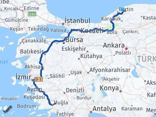 Ulus Muğla Arası Kaç Km - Yol Tarifi