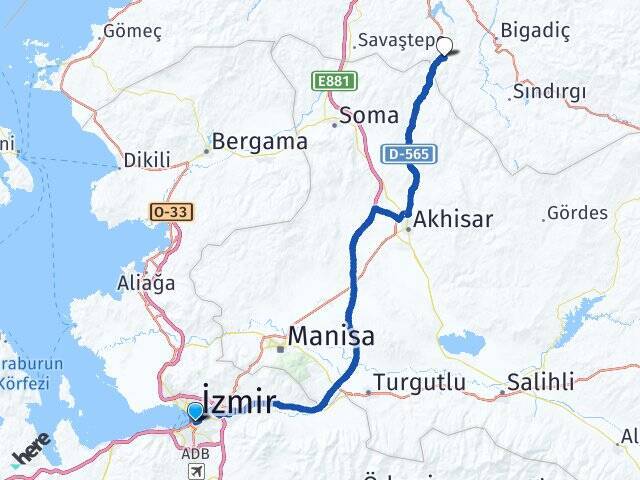 Basmane Tren Garı Akçakısrak Arası Kaç Km - Yol Tarifi