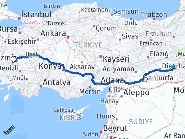 Batman Alaşehir Manisa Arası Kaç Km - Yol Haritası