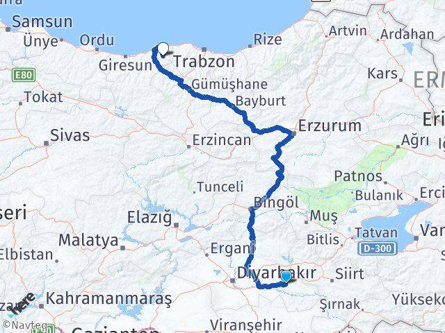 Batman Çanakçı Arası Kaç Km - Yol Tarifi