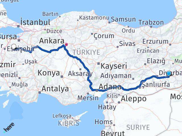 Batman Dursunbey Balıkesir Arası Kaç Km - Yol Haritası