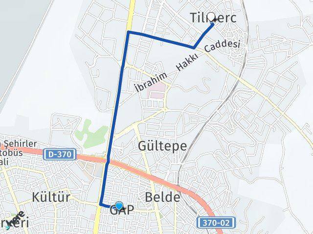 GAP Tilmerc Arası Kaç Km - Yol Tarifi