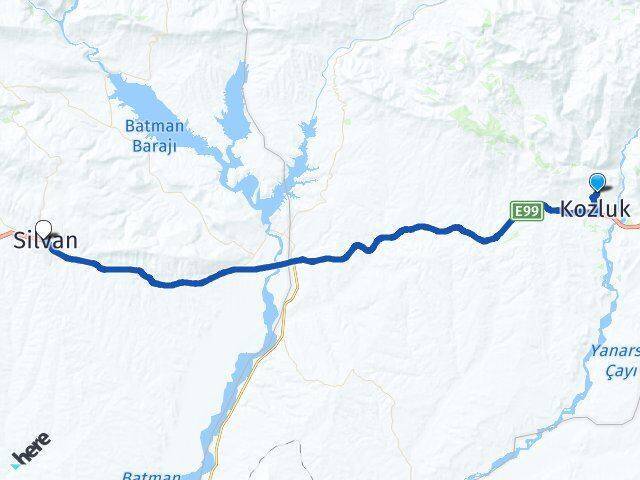 Yukarı Güneşli Silvan Arası Kaç Km - Yol Tarifi