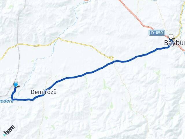 Bayrampaşa Bayburt Otogarı Arası Kaç Km - Yol Tarifi