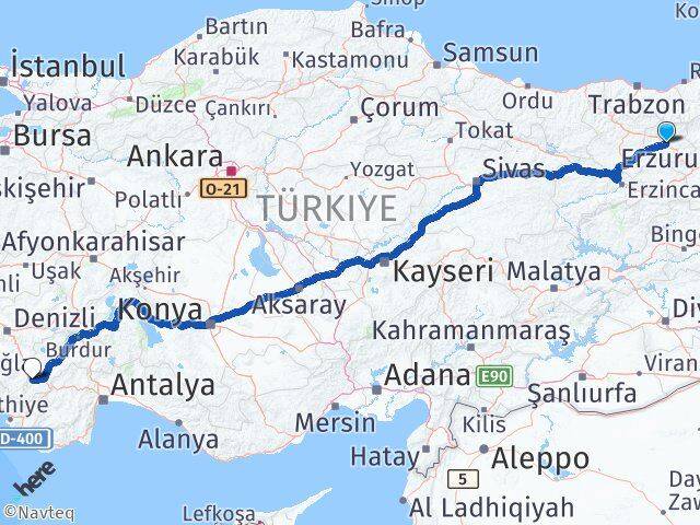 Bayburt Gölhisar Burdur Arası Kaç Km - Yol Haritası