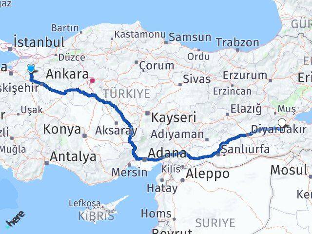 Bilecik Baykan Siirt Arası Kaç Km - Yol Haritası