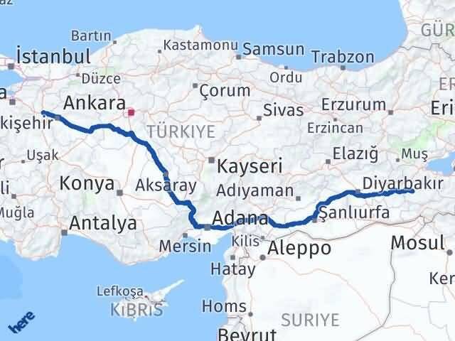 Bilecik Bozüyük Siirt Arası Kaç Km - Yol Haritası