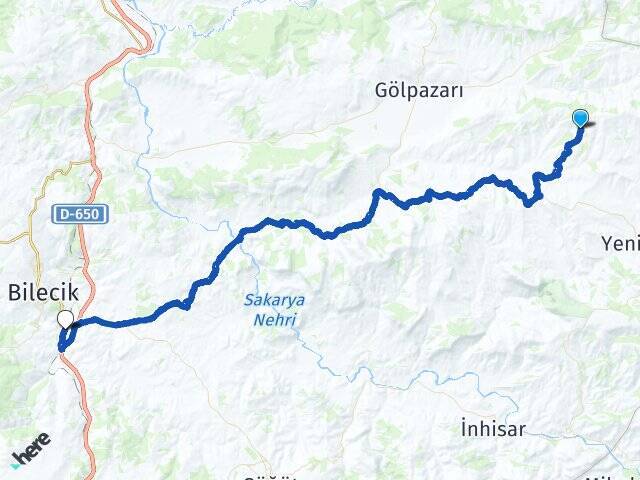 Armutçuk Bilecik Tren Garı Arası Kaç Km - Yol Tarifi