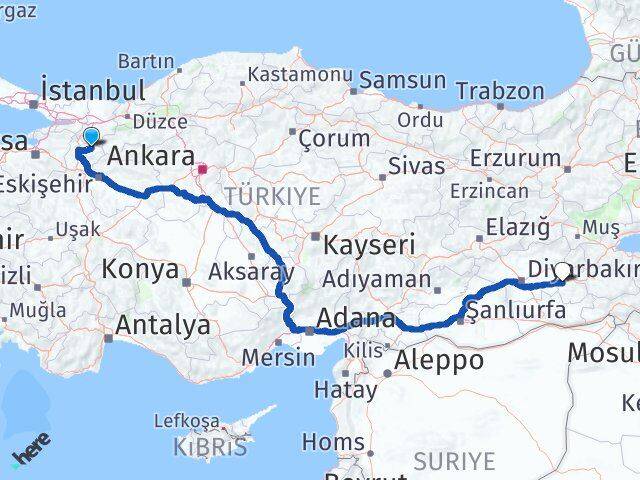 Bilecik Gölpazarı Batman Arası Kaç Km - Yol Haritası
