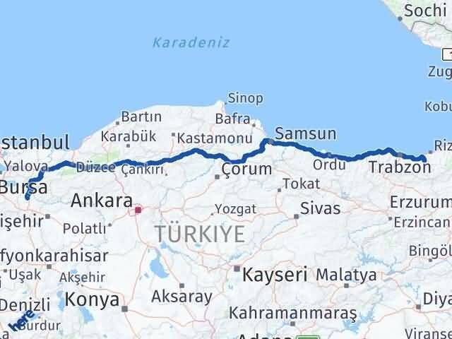 Bilecik Hayrat Arası Kaç Km - Yol Tarifi