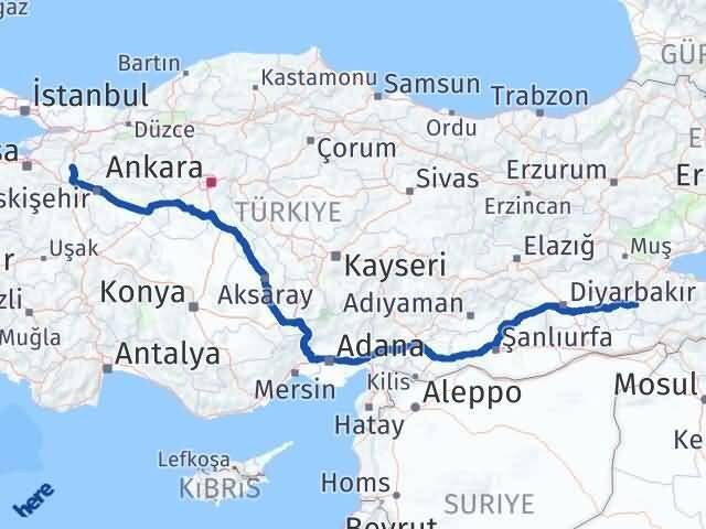 Bilecik Kurtalan Siirt Arası Kaç Km - Yol Haritası