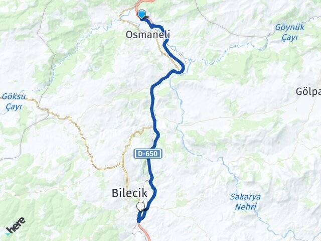 Selçik Bilecik Tren Garı Arası Kaç Km - Yol Tarifi