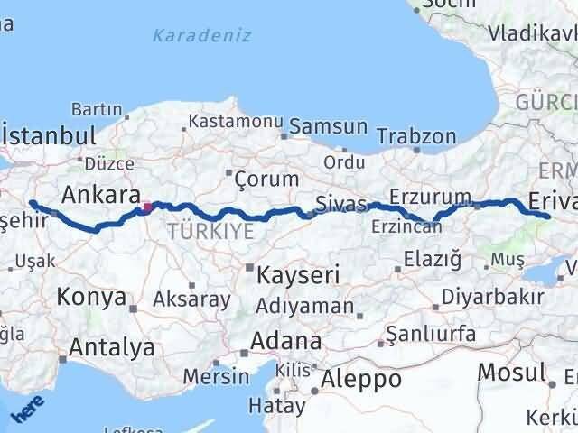 Bilecik Pazaryeri Ağrı Arası Kaç Km - Yol Haritası