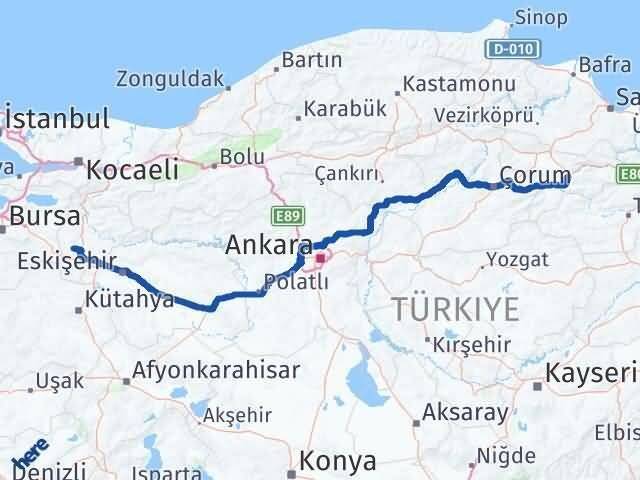 Bilecik Pazaryeri Amasya Arası Kaç Km - Yol Haritası