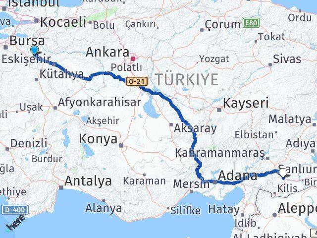 Bilecik Pazaryeri Gaziantep Arası Kaç Km - Yol Haritası