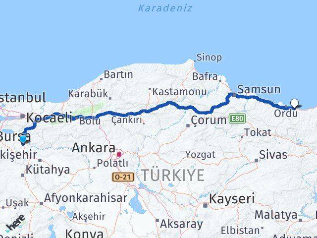 Bilecik Piraziz Arası Kaç Km - Yol Tarifi