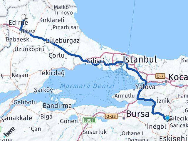 Bilecik Süloğlu Arası Kaç Km - Yol Tarifi