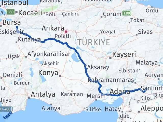 Bilecik Yavuzeli Gaziantep Arası Kaç Km - Yol Haritası