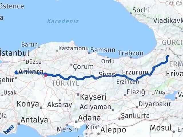 Bilecik Yenipazar Ardahan Arası Kaç Km - Yol Haritası