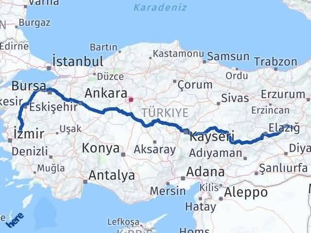 Bingöl Saruhanlı Manisa Arası Kaç Km - Yol Haritası