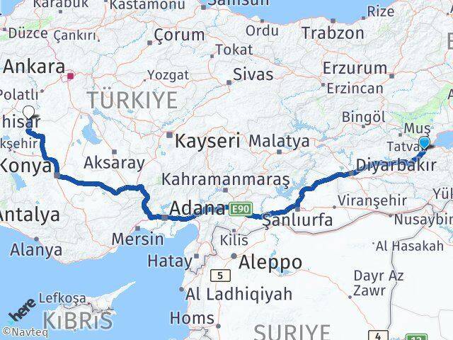 Bitlis Çeltik Arası Kaç Km - Yol Tarifi