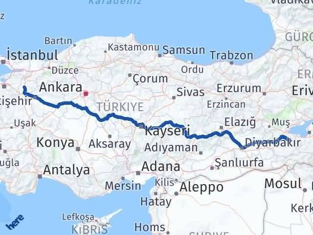 Bitlis Hizan Bilecik Arası Kaç Km - Yol Haritası