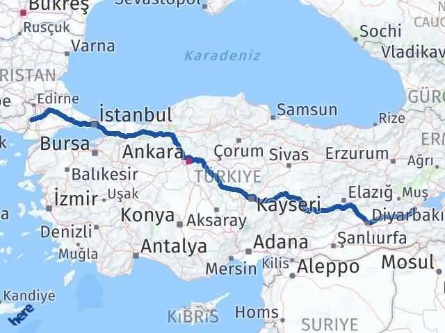 Bitlis Meriç Arası Kaç Km - Yol Tarifi