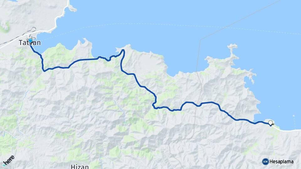 Bitlis Tatvan Akdamar Gevaş Van Arası Kaç Km - Yol Haritası