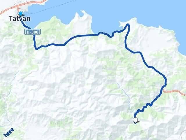 Bitlis Tatvan Kısıklı Tatvan Arası Kaç Km - Yol Haritası