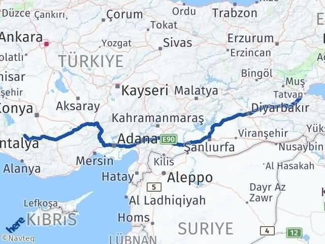 Bitlis Yalıhüyük Arası Kaç Km - Yol Tarifi