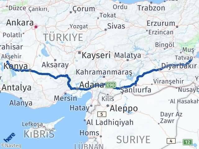 Bitlis Yalvaç Isparta Arası Kaç Km - Yol Haritası