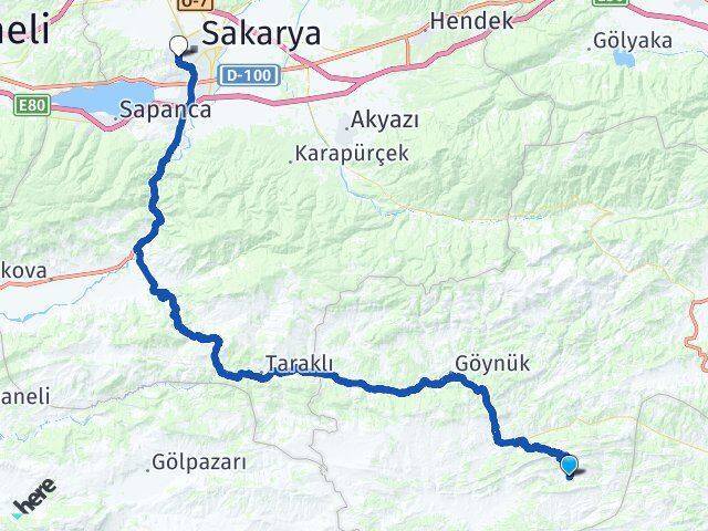 Dağhacılar Serdivan Arası Kaç Km - Yol Tarifi