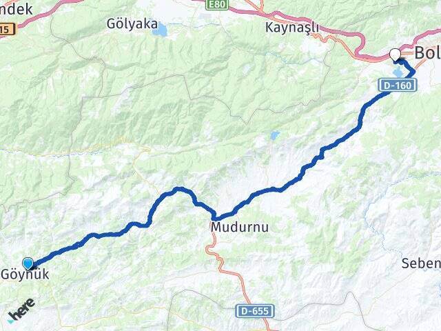 Kepkebir Abant İzzet Baysal Üniversitesi Arası Kaç Km - Yol Tarifi