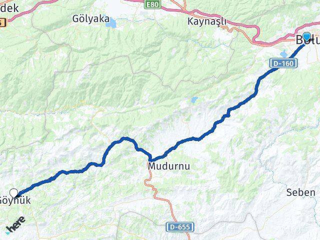Sümer Göynük Arası Kaç Km - Yol Tarifi