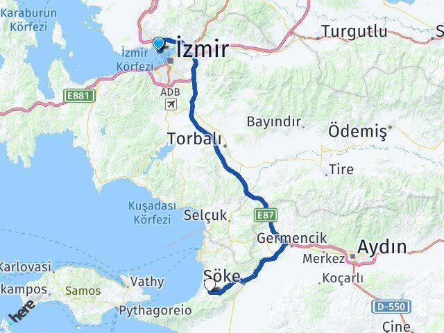 Bostanlı Vapur İskelesi Davutlar Arası Kaç Km - Yol Tarifi