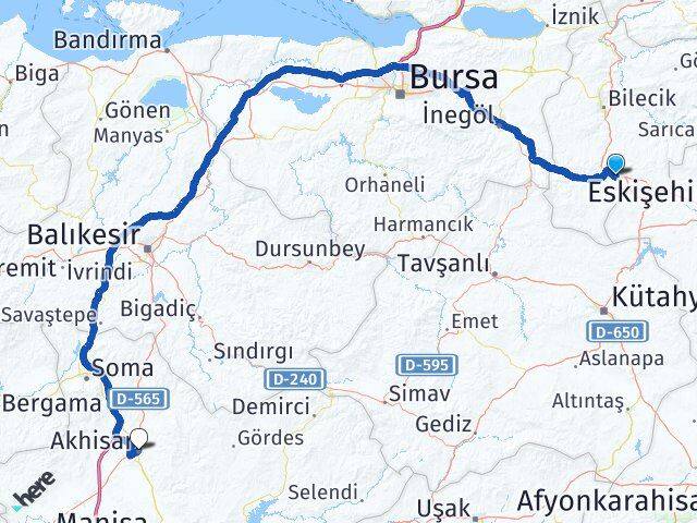 Bozüyük Otobüs Terminali Akhisar Arası Kaç Km - Yol Tarifi