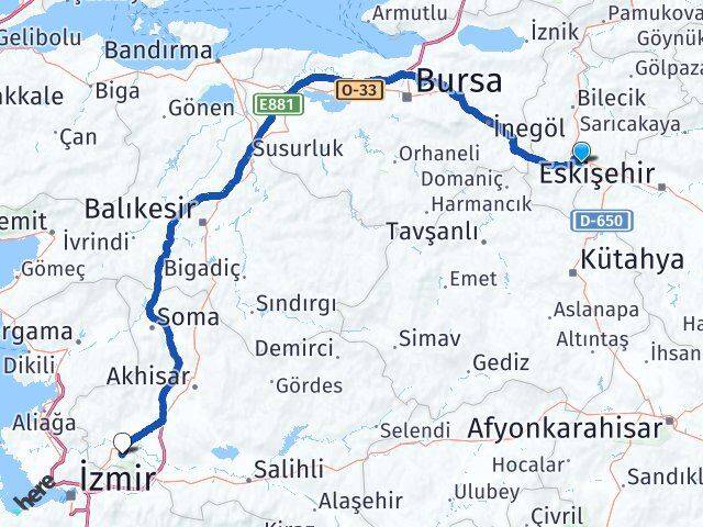 Bozüyük Otobüs Terminali Manisa Arası Kaç Km - Yol Tarifi