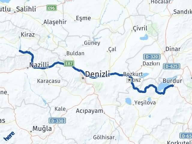 Burdur Beydağ Arası Kaç Km - Yol Tarifi