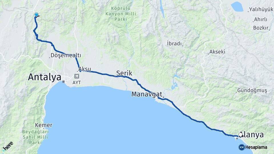 Boğazköy Cikcilli Arası Kaç Km - Yol Tarifi