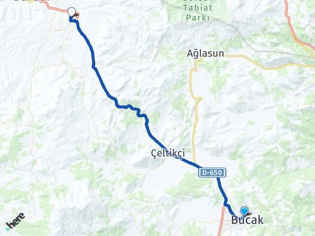 Çavuşlar Mehmet Akif Ersoy Üniversitesi Arası Kaç Km - Yol Tarifi