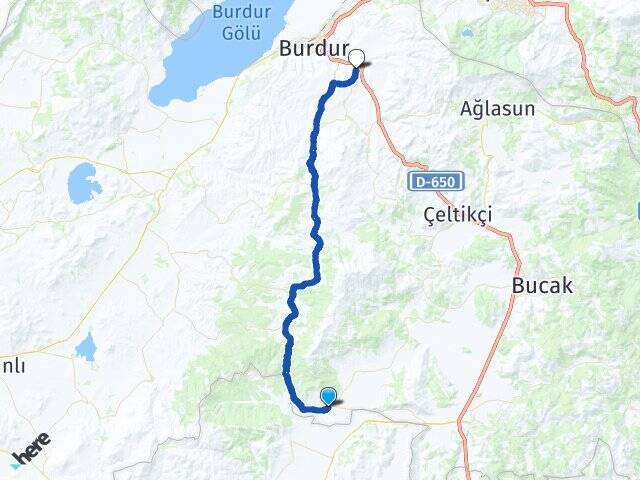 Ürkütlü Mehmet Akif Ersoy Üniversitesi Arası Kaç Km - Yol Tarifi