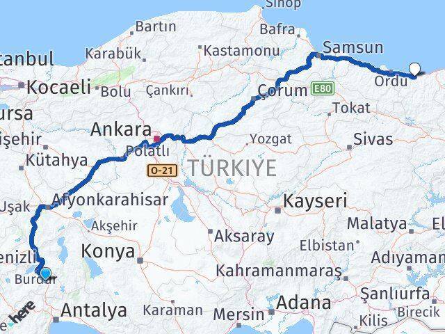 Çeltikçi Giresun Arası Kaç Km - Yol Tarifi