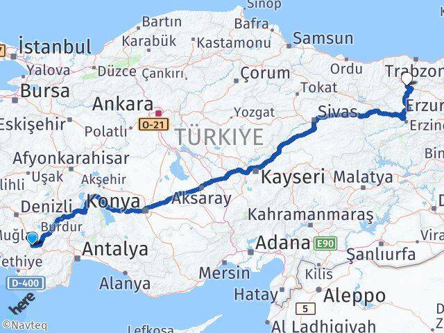 Burdur Gölhisar Gümüşhane Arası Kaç Km - Yol Haritası