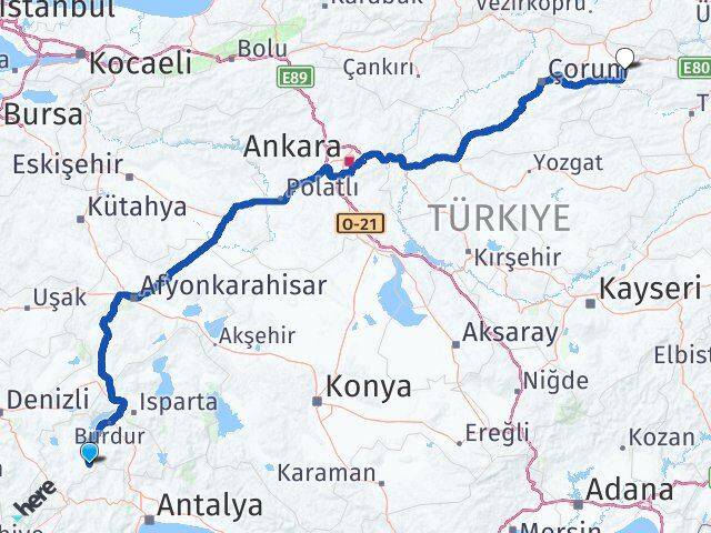 Kemer Amasya Arası Kaç Km - Yol Tarifi