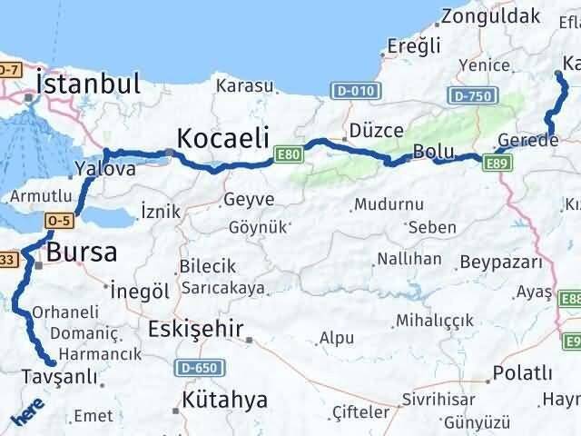 Harmancık Karabük Arası Kaç Km - Yol Tarifi