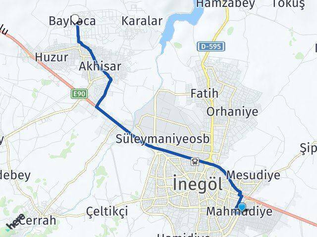 Mahmudiye Baykoca Arası Kaç Km - Yol Tarifi