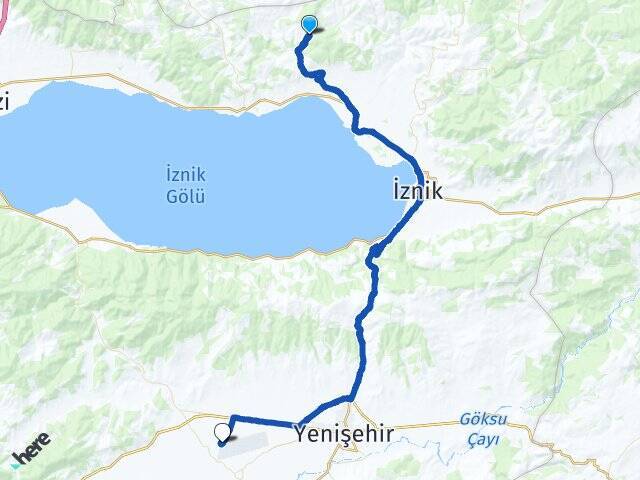 Yürükler Yenişehir Havalimanı Arası Kaç Km - Yol Tarifi